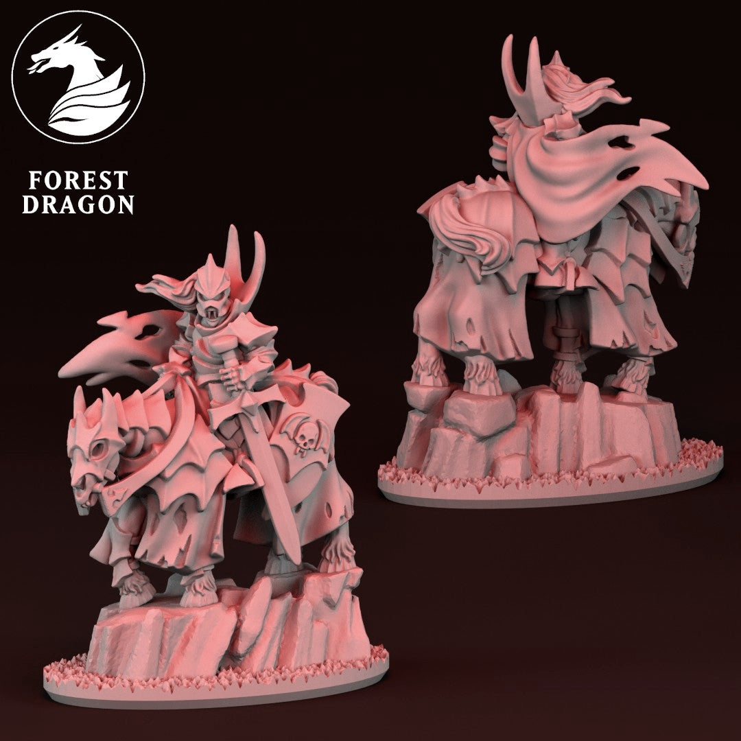 Vampire Lords - 10mm Mounted Vampire Lord