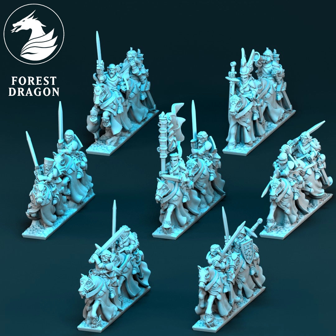 Chivalric Knights - 10mm Veteran Knight Regiment