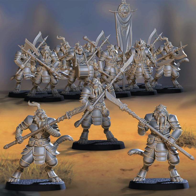 TIGERMEN VETERANS (Great Weapons/ Halberds)