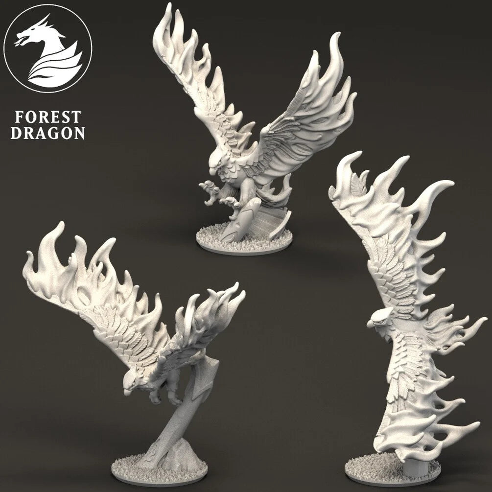 Aurethil Court - 10mm Eagles & Phoenixes