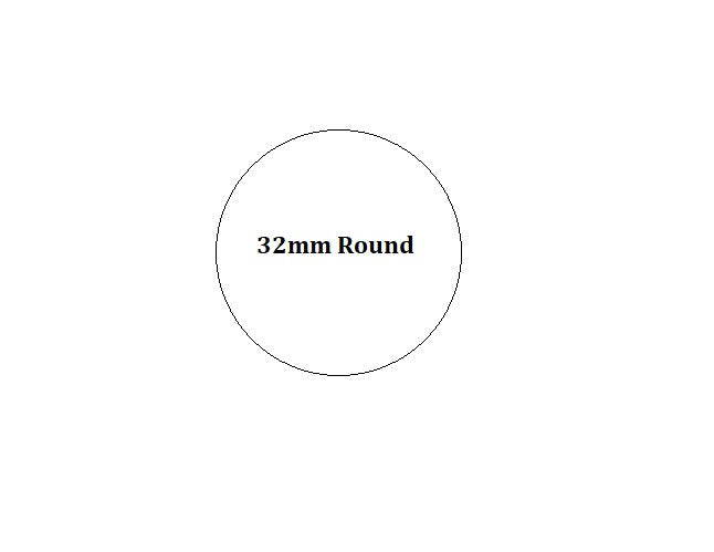 32mm Round