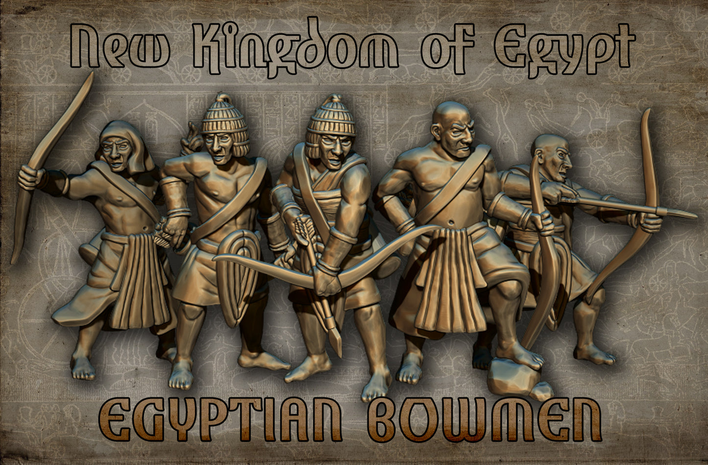 15mm Egyptian Bowmen