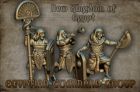 15mm Egyptian Command Group