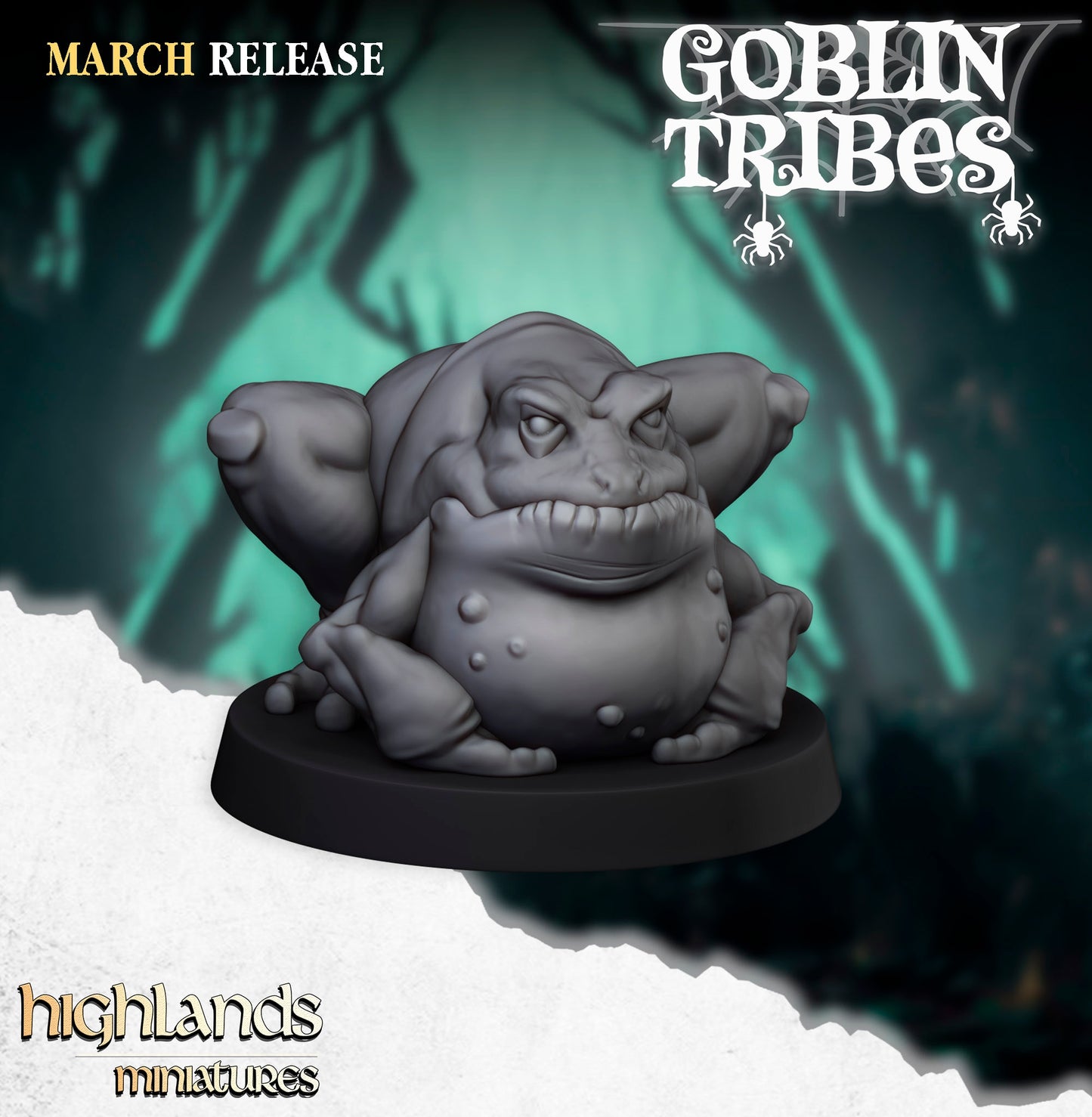28mm Frog Herd - Swamp Goblins