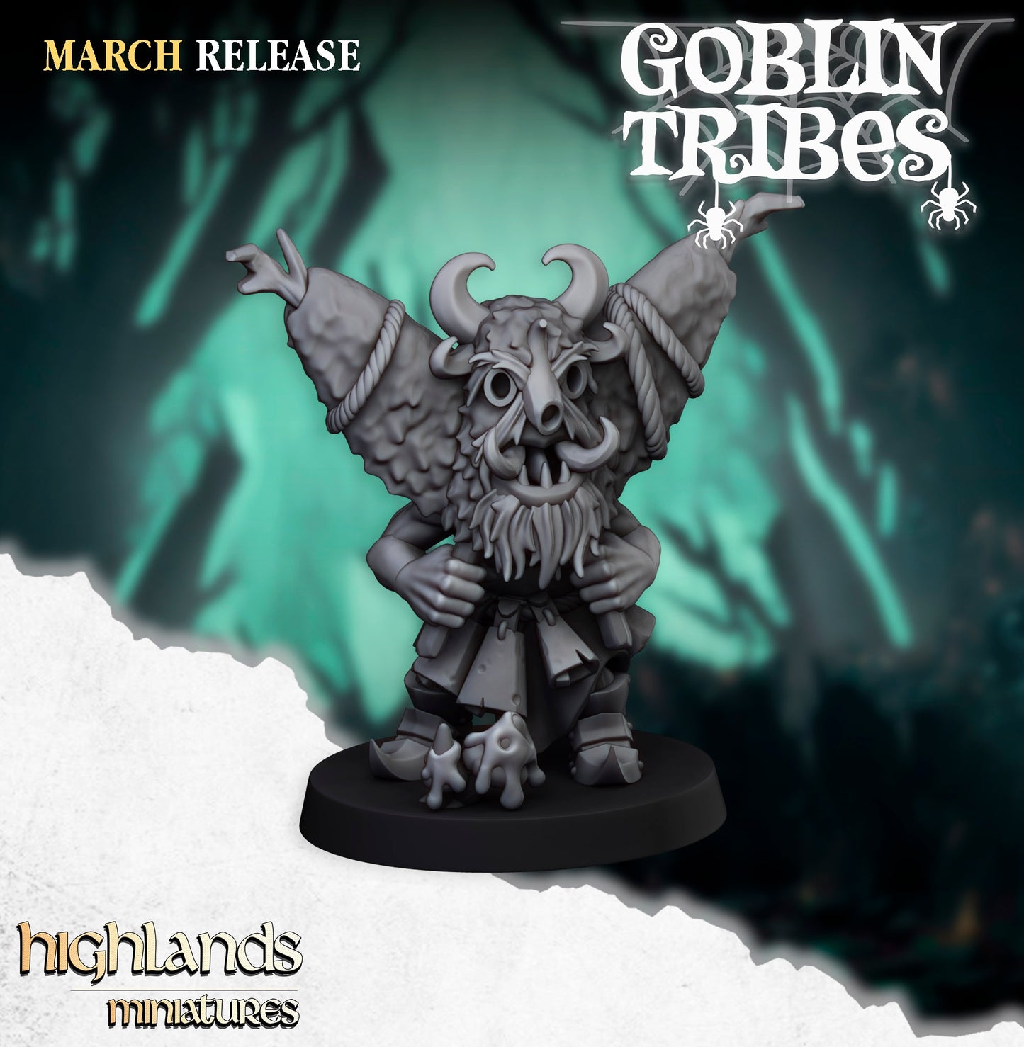 28mm Frog Herd - Swamp Goblins