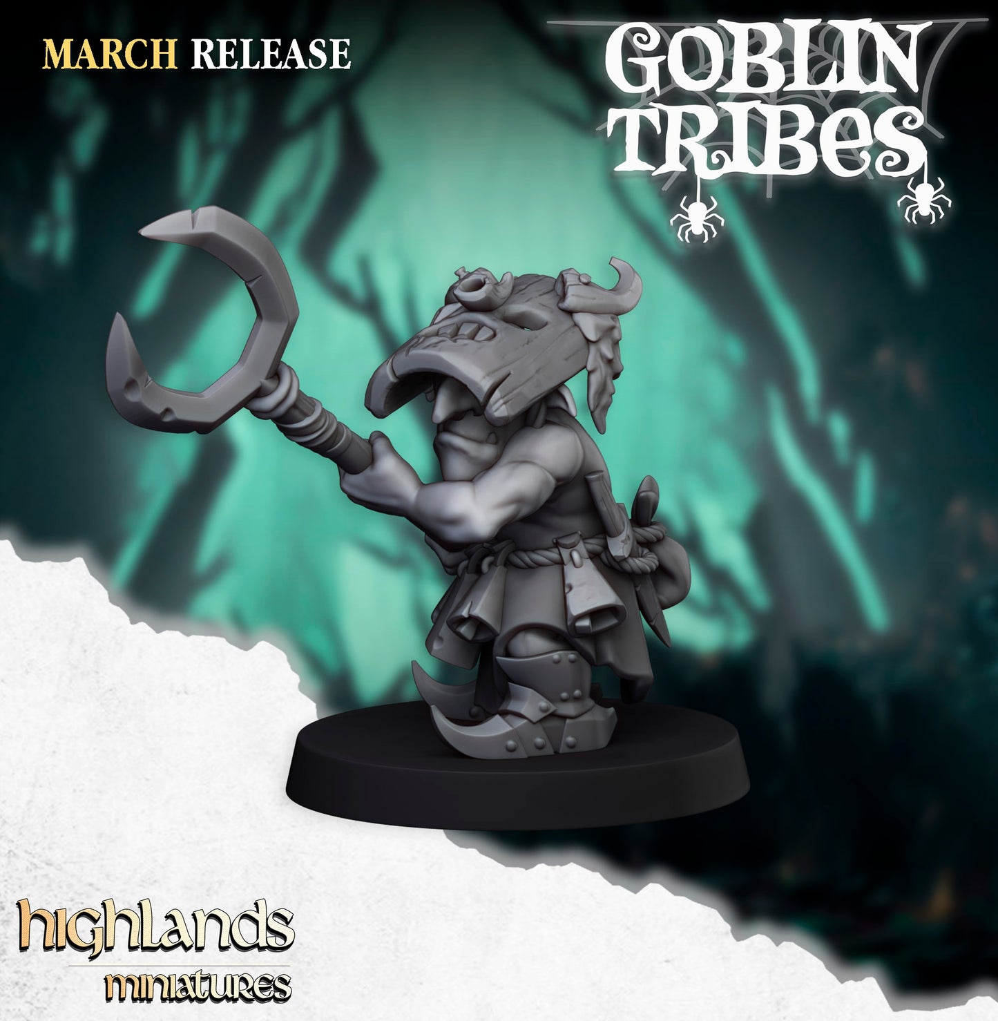 28mm Frog Herd - Swamp Goblins