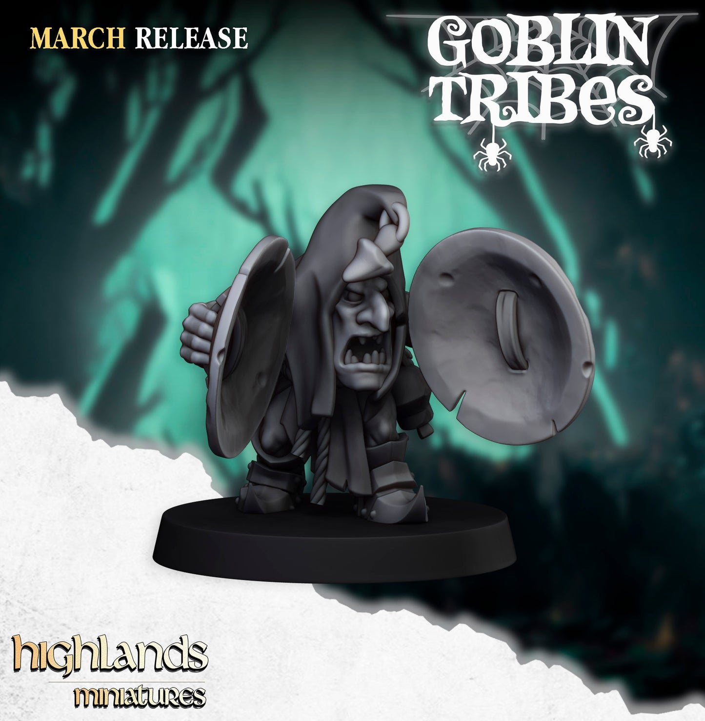 28mm Frog Herd - Swamp Goblins