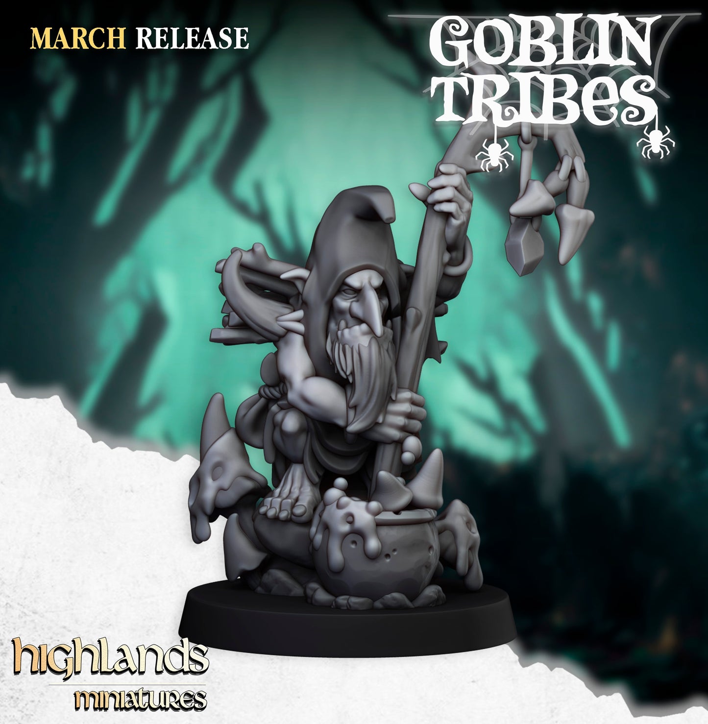 28mm Shaman - Swamp Goblins