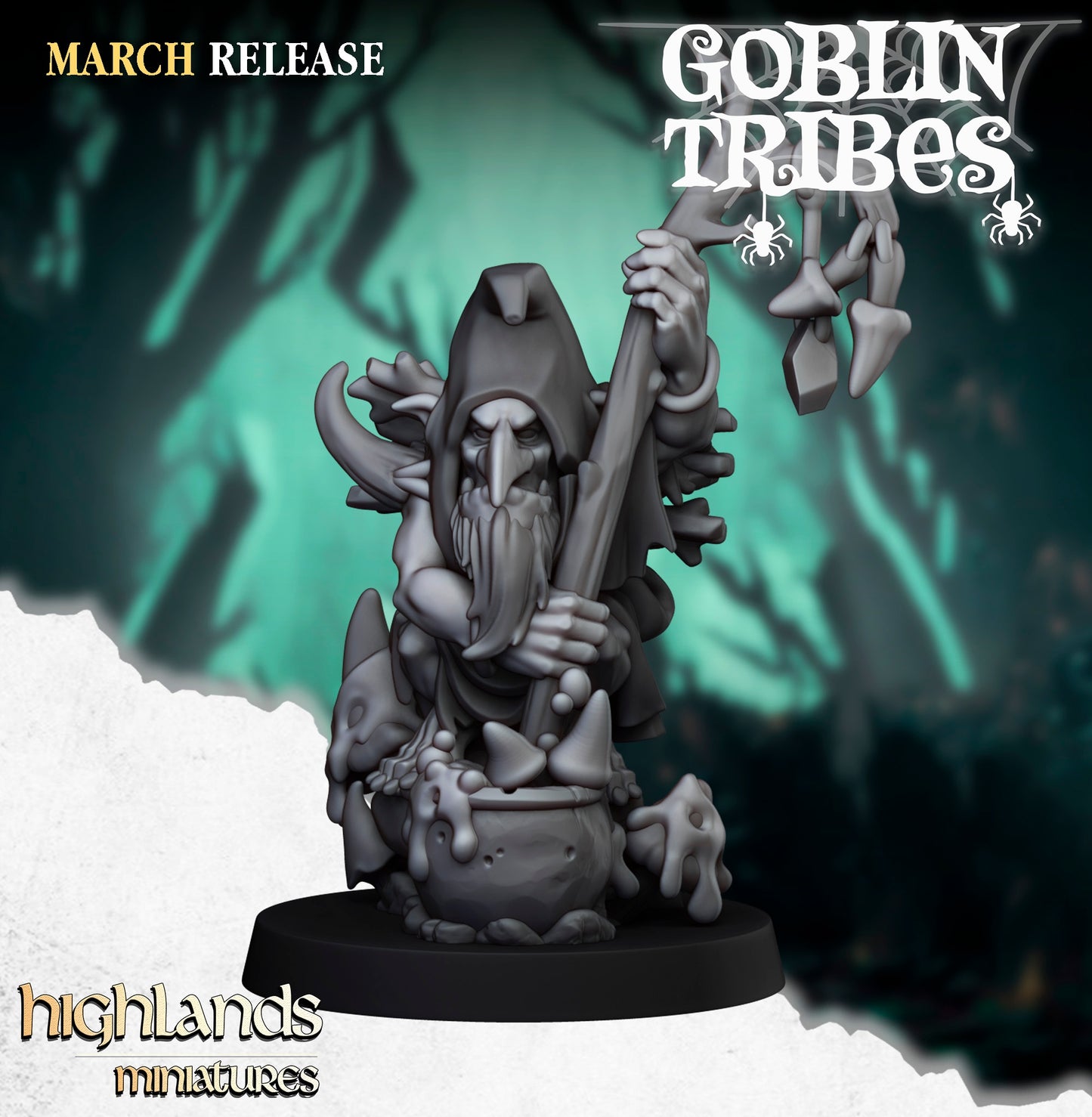 28mm Shaman - Swamp Goblins