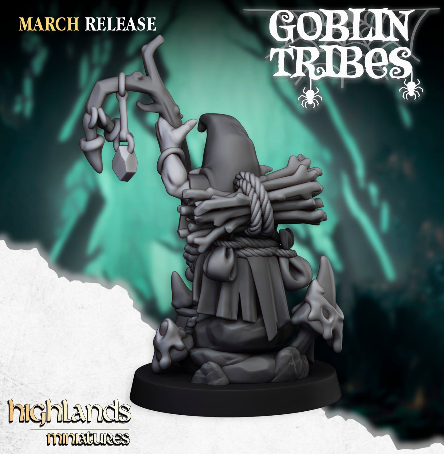 28mm Shaman - Swamp Goblins