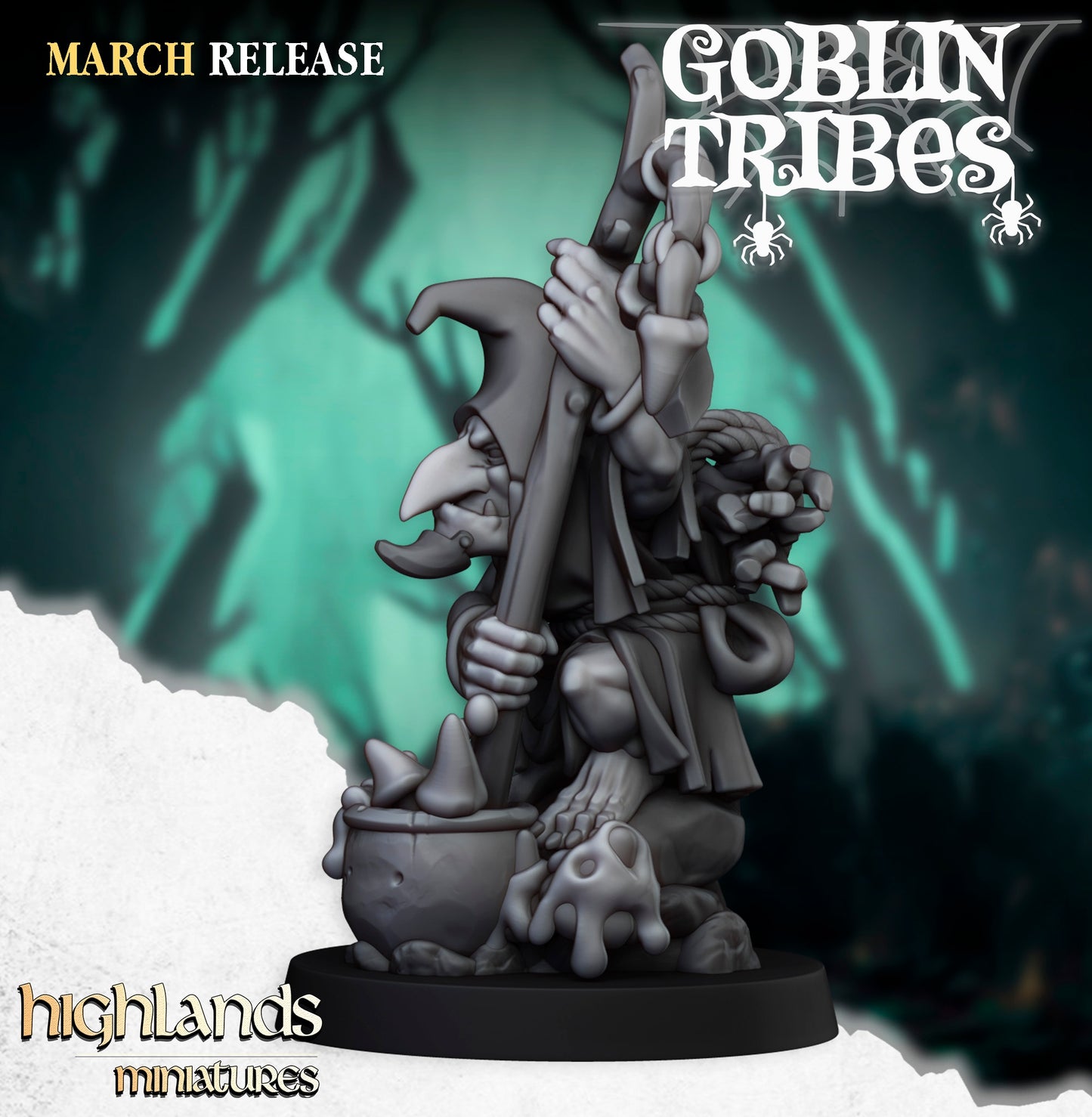 28mm Shaman - Swamp Goblins