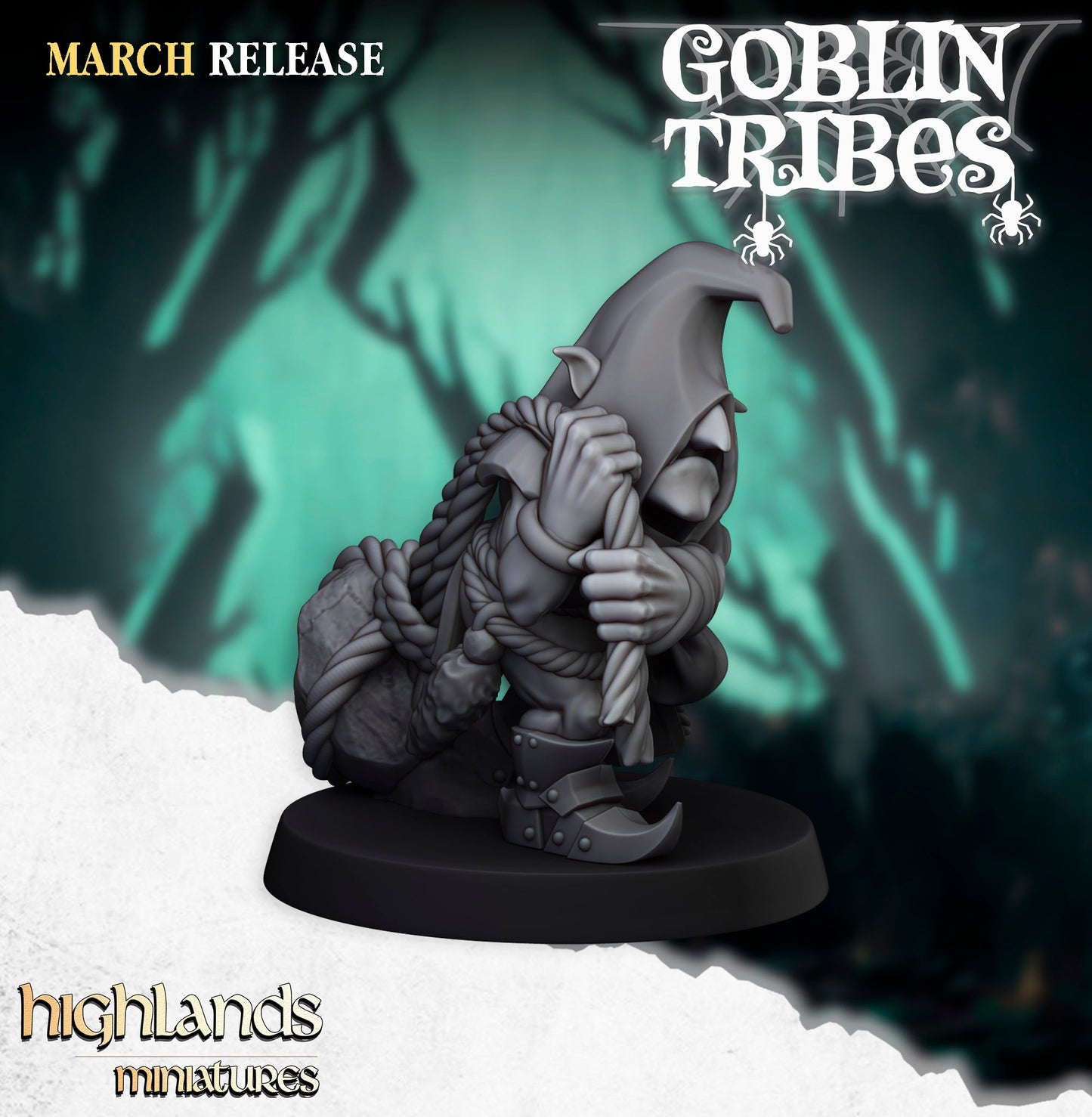 28mm Stone Throwers - Swamp Goblins