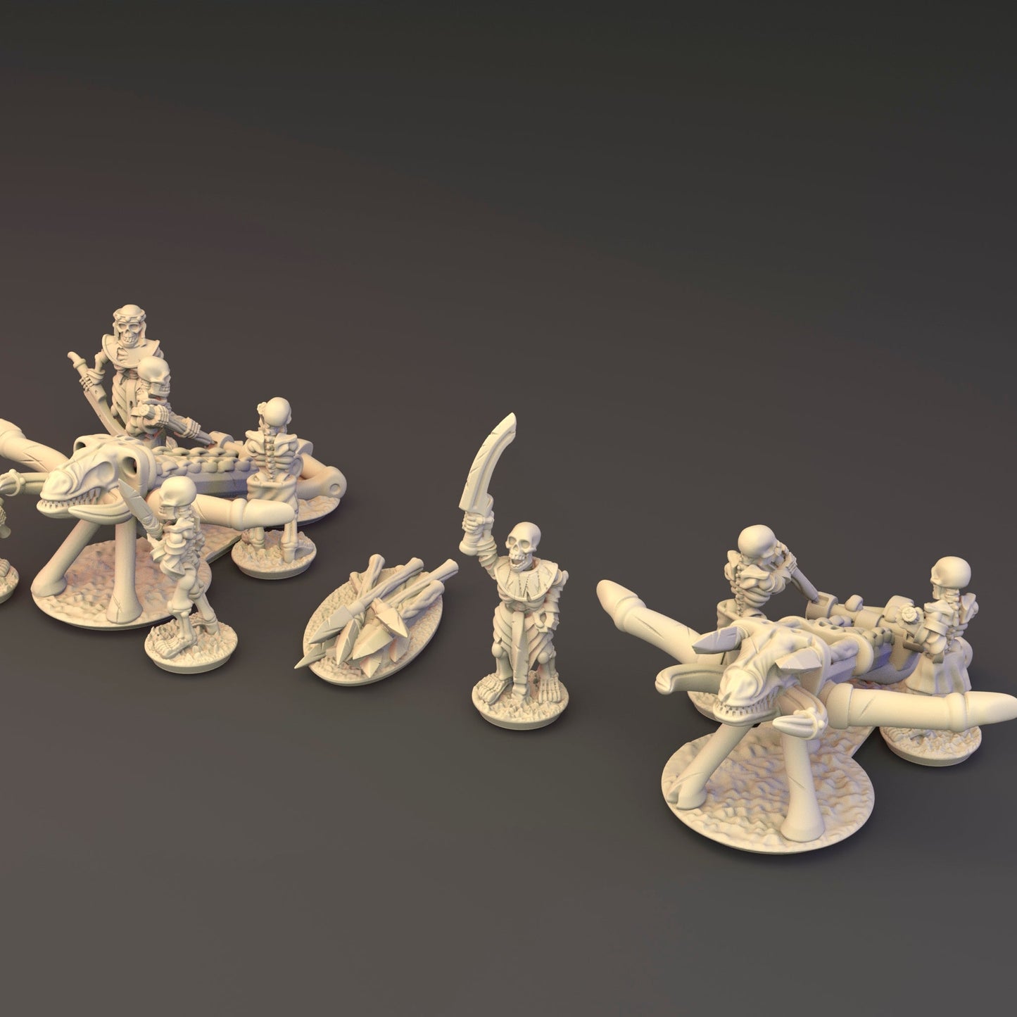 King of Sands - 10mm Bone Thrower Regiment