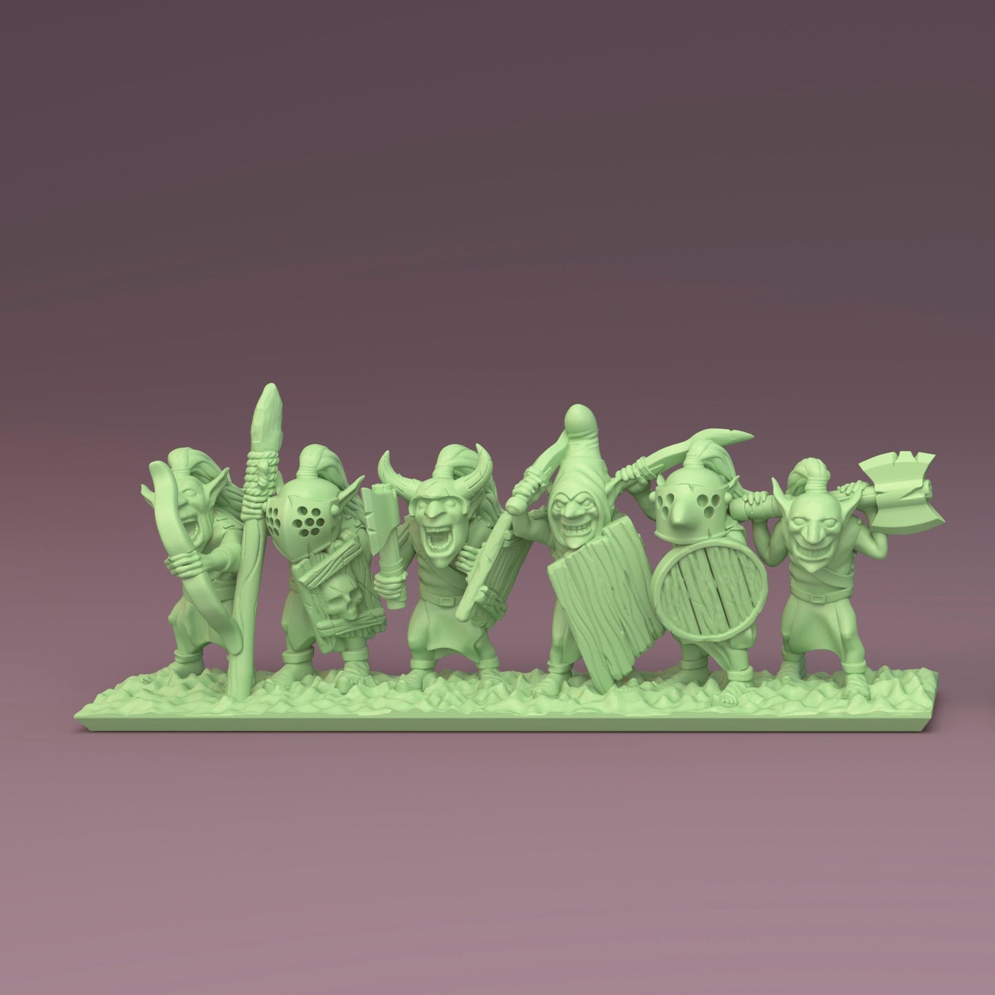 Orcs & Goblins - 10mm Goblin Warrior Regiment