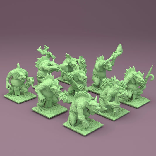 Orcs & Goblins - 10mm River Troll Regiment