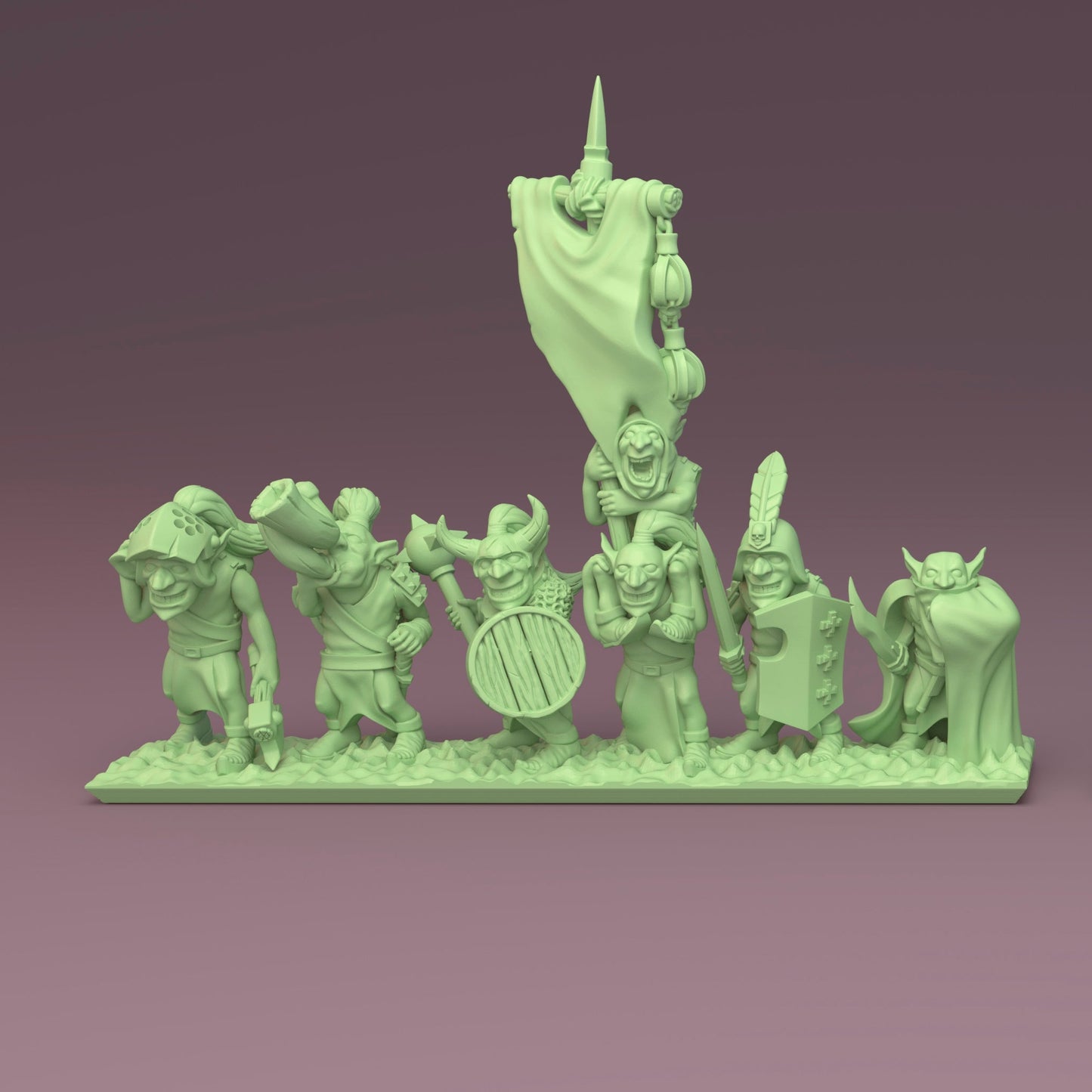 Orcs & Goblins - 10mm Goblin Warrior Regiment