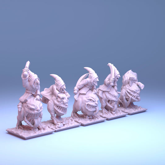 Night Goblins - 10mm Squig Hopper Regiment