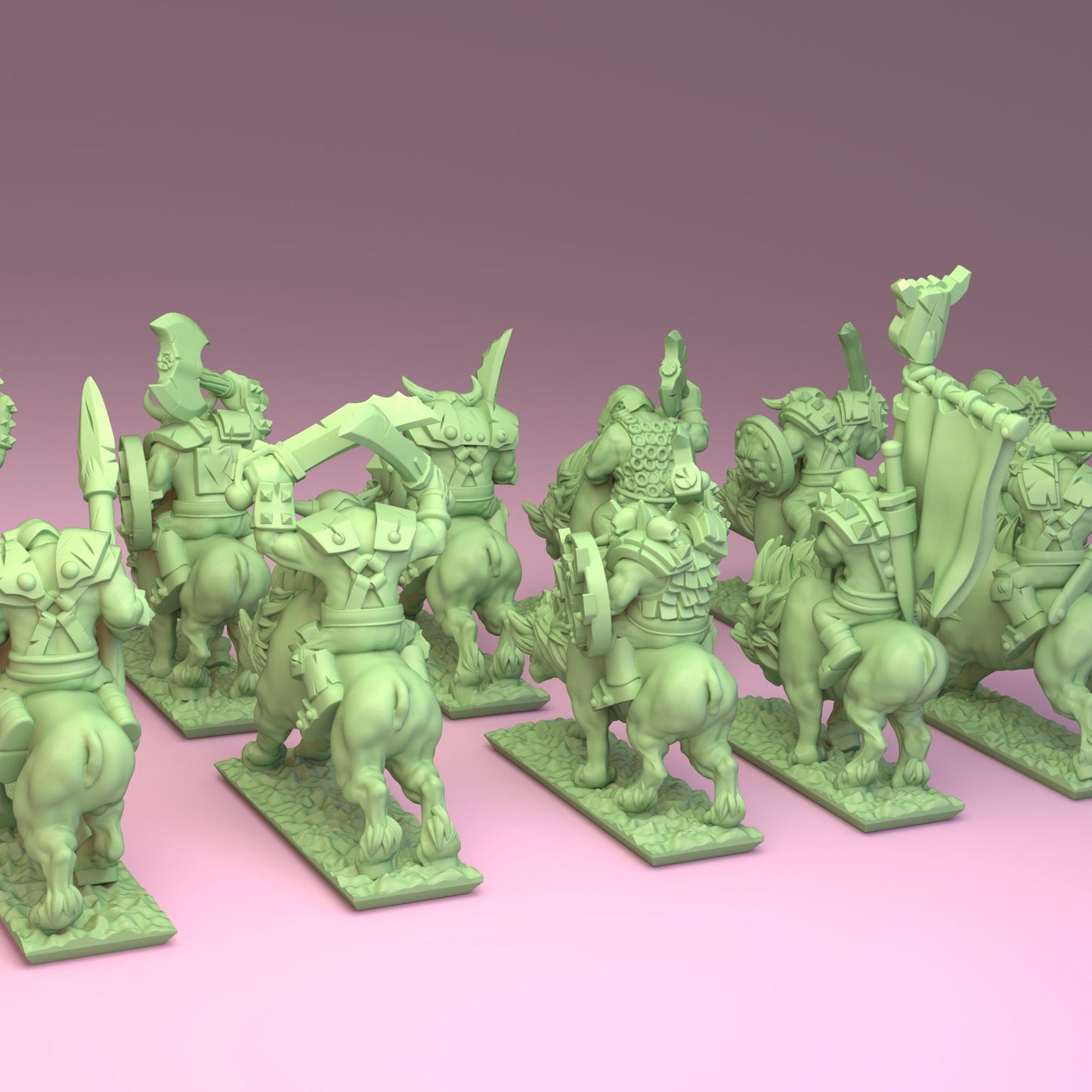 Orcs & Goblins - 10mm Boar Rider Regiment