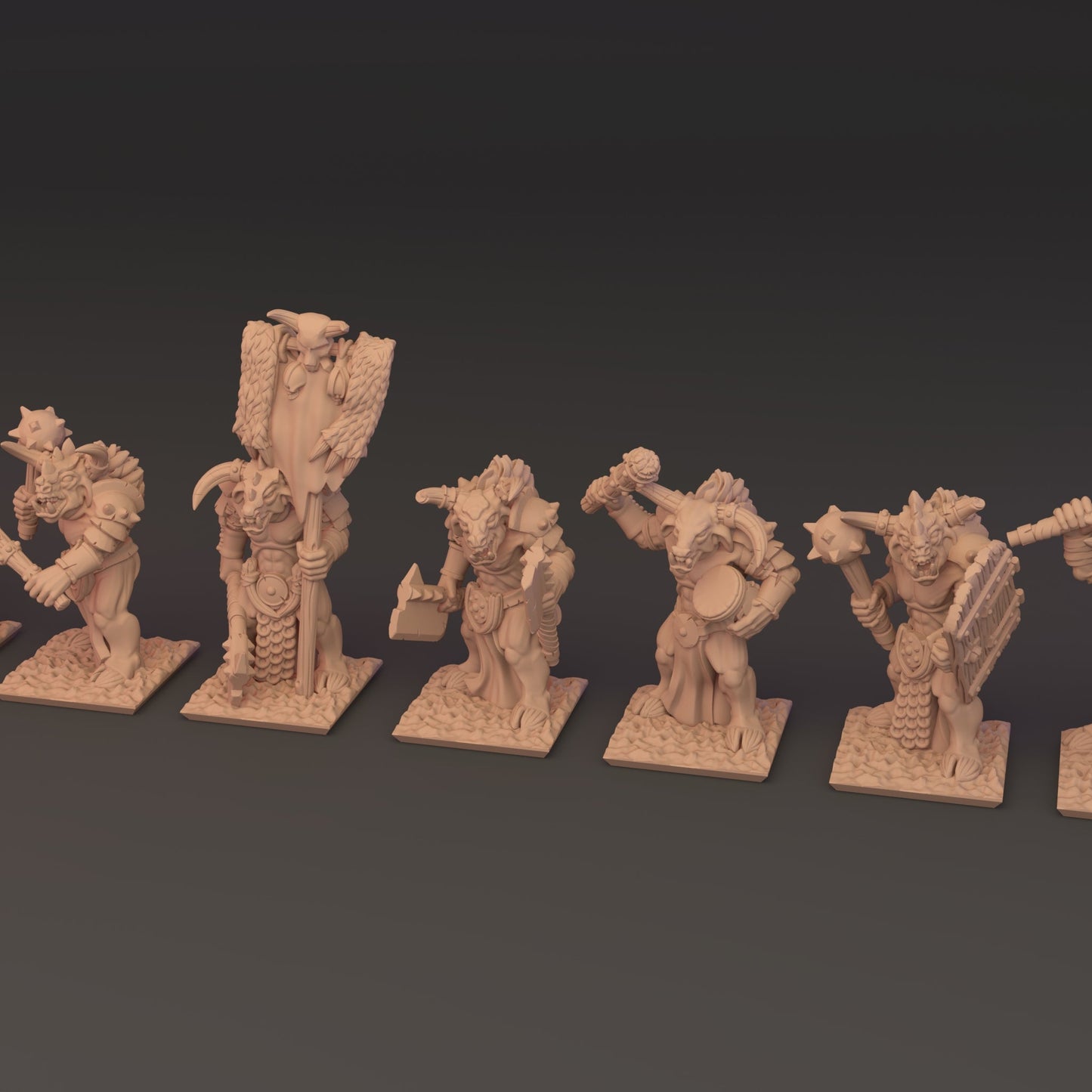 Beast Herd - 10mm Minotaur Regiment