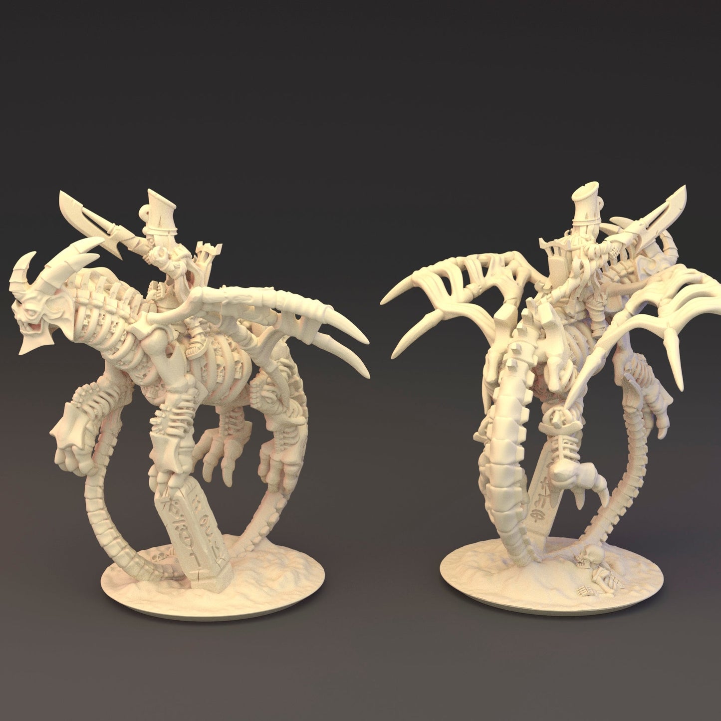 King of sands - 10mm Priest on Zombie Dragon