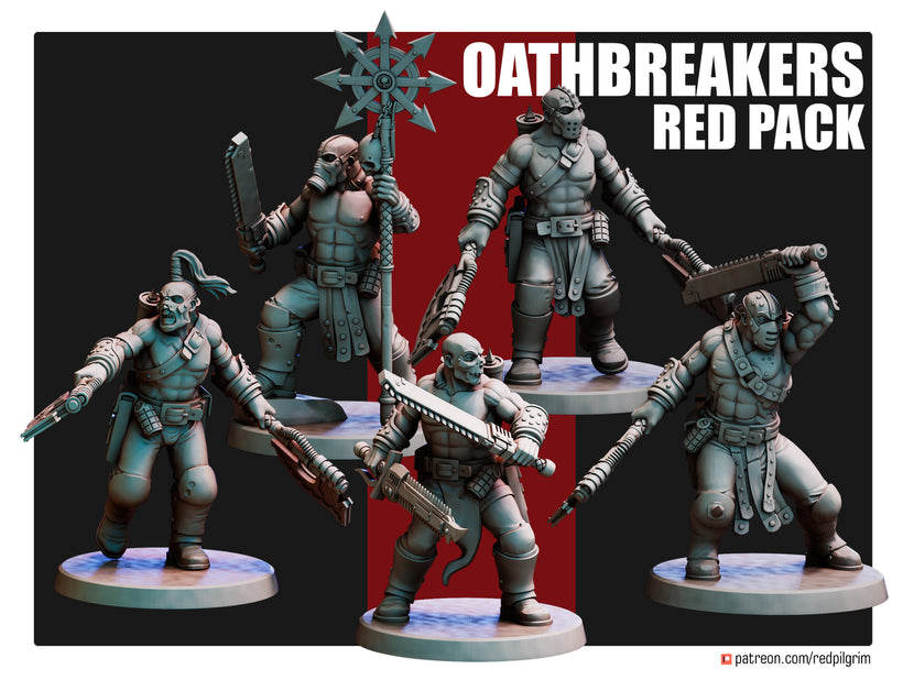 28mm Oathbreakers Red Pack