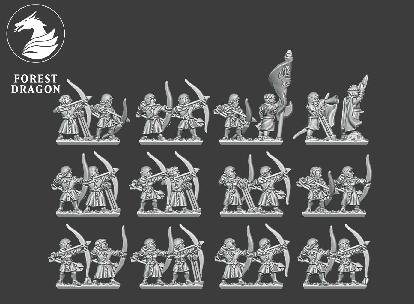Chivalric - 10mm Bowmen Regiment