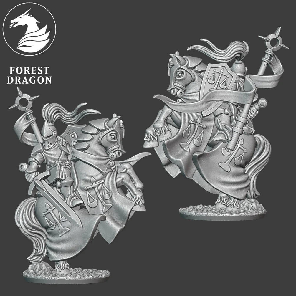 Chivalric Knights - 10mm Mounted Hero
