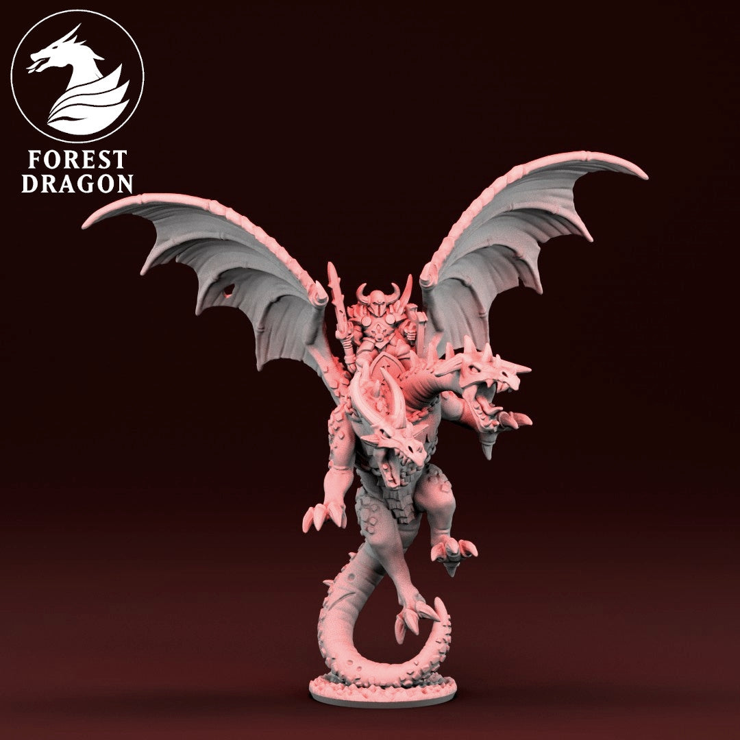 Despoiler Legions - 10mm Dark Lord on Dragon