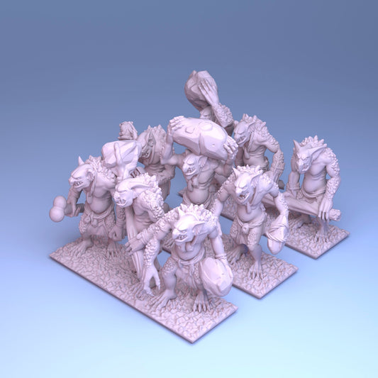 Orcs & Goblins - 10mm Troll Regiment