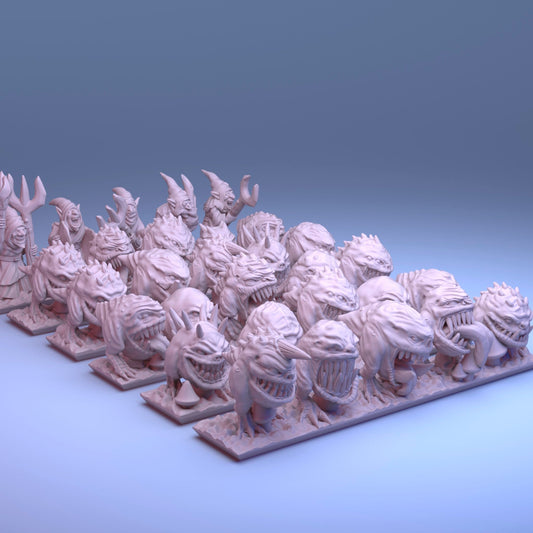 Night Goblins - 10mm Squig Regiment