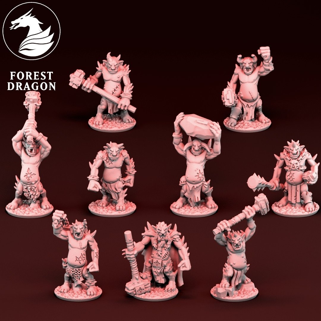 Despoiler Legions - 10mm Troll Regiment