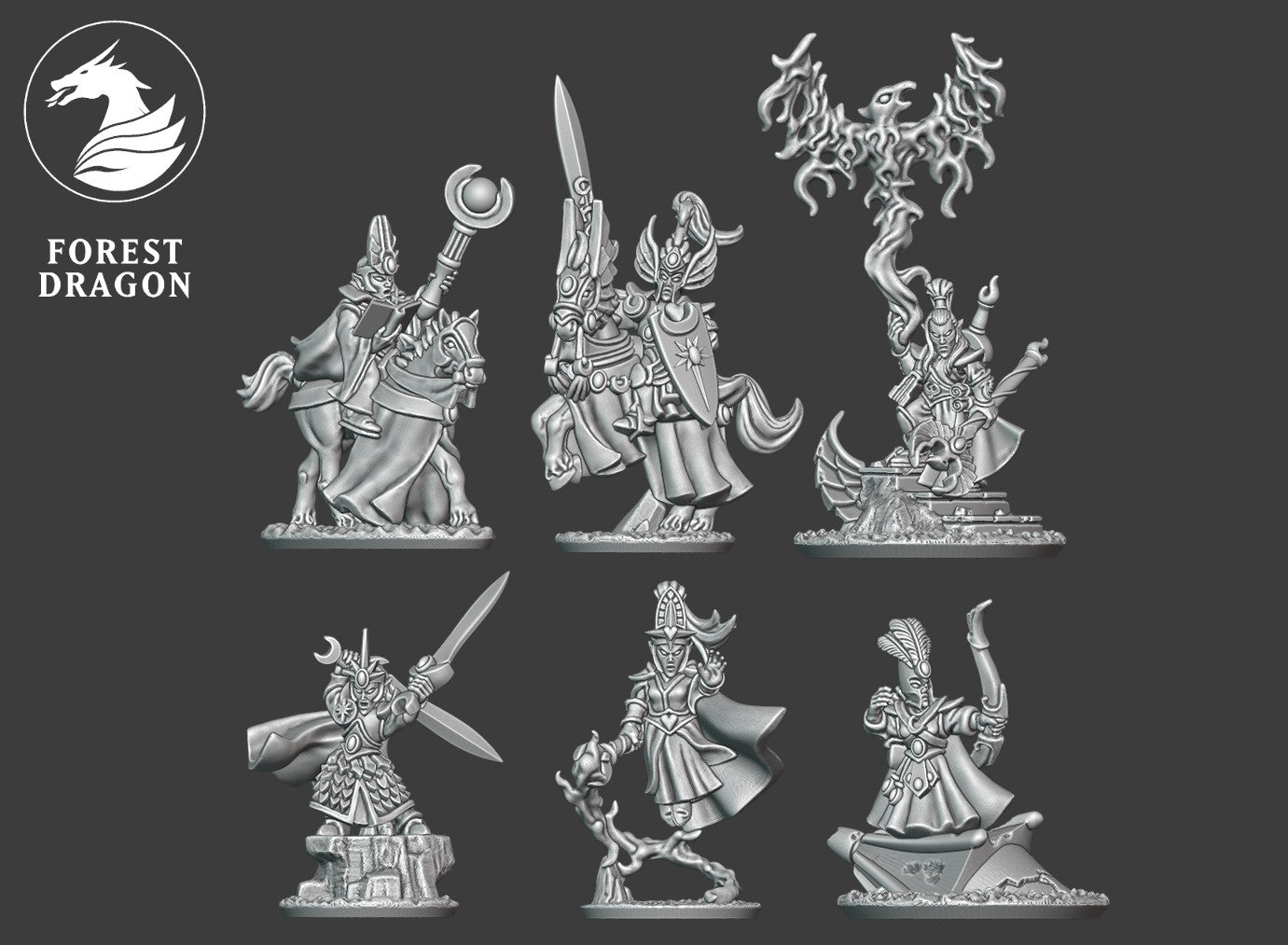 Noble Elves - 10mm Hero