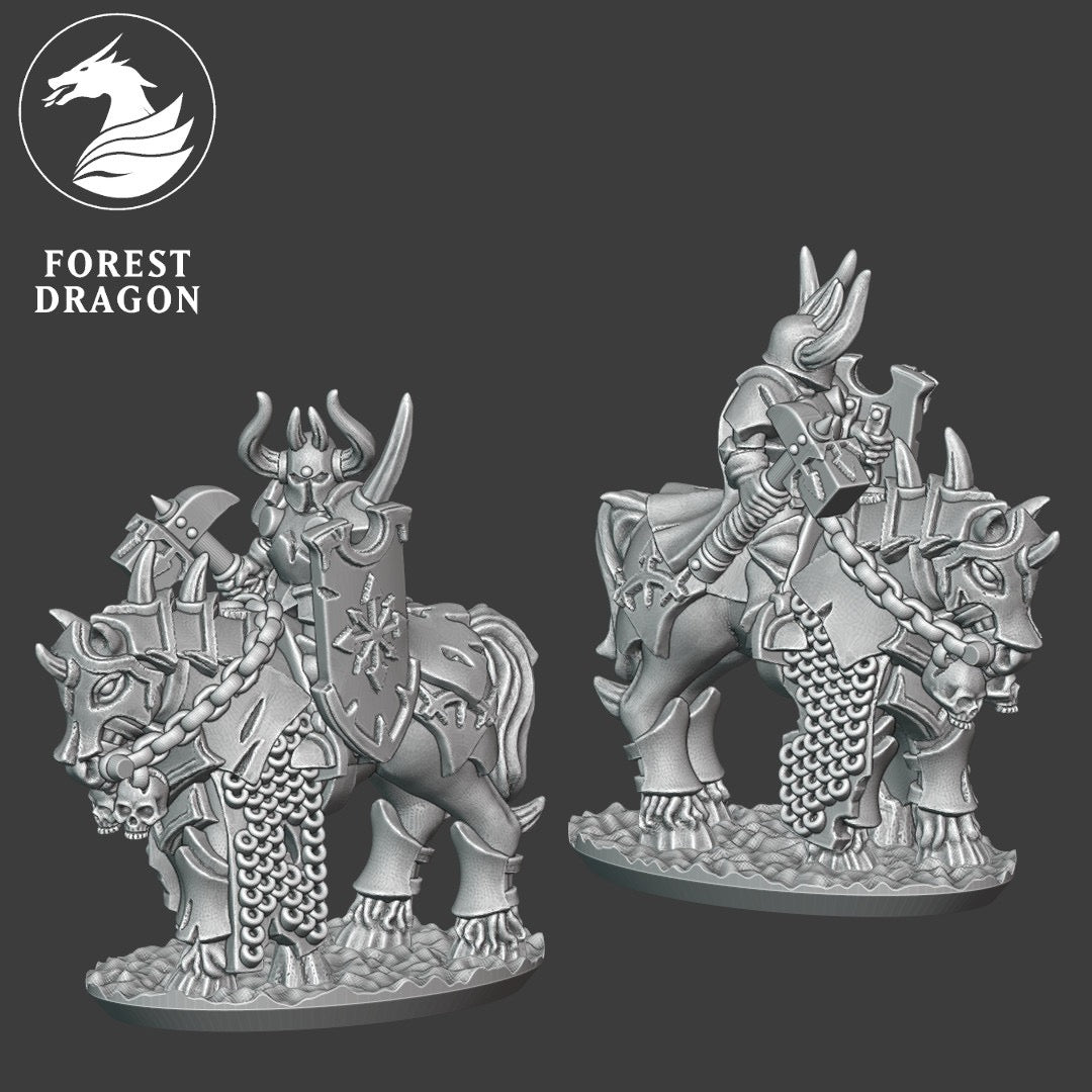 Despoiler Legions - 10mm Mounted Dark Lord