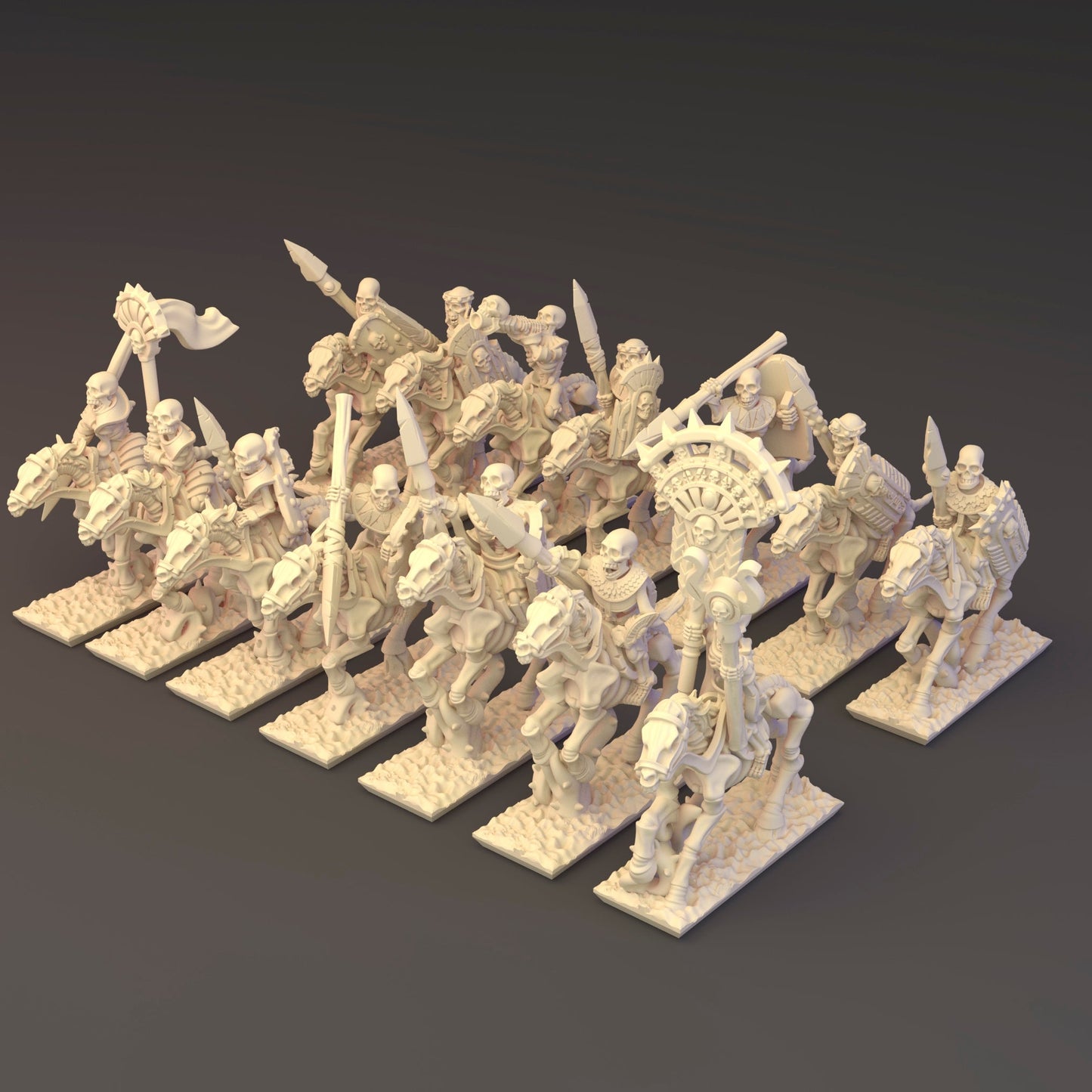 King of Sands - 10mm Cavalry Spearmen Regiment