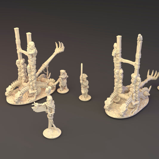 King of Sands - 10mm Skull Chukka Regiment