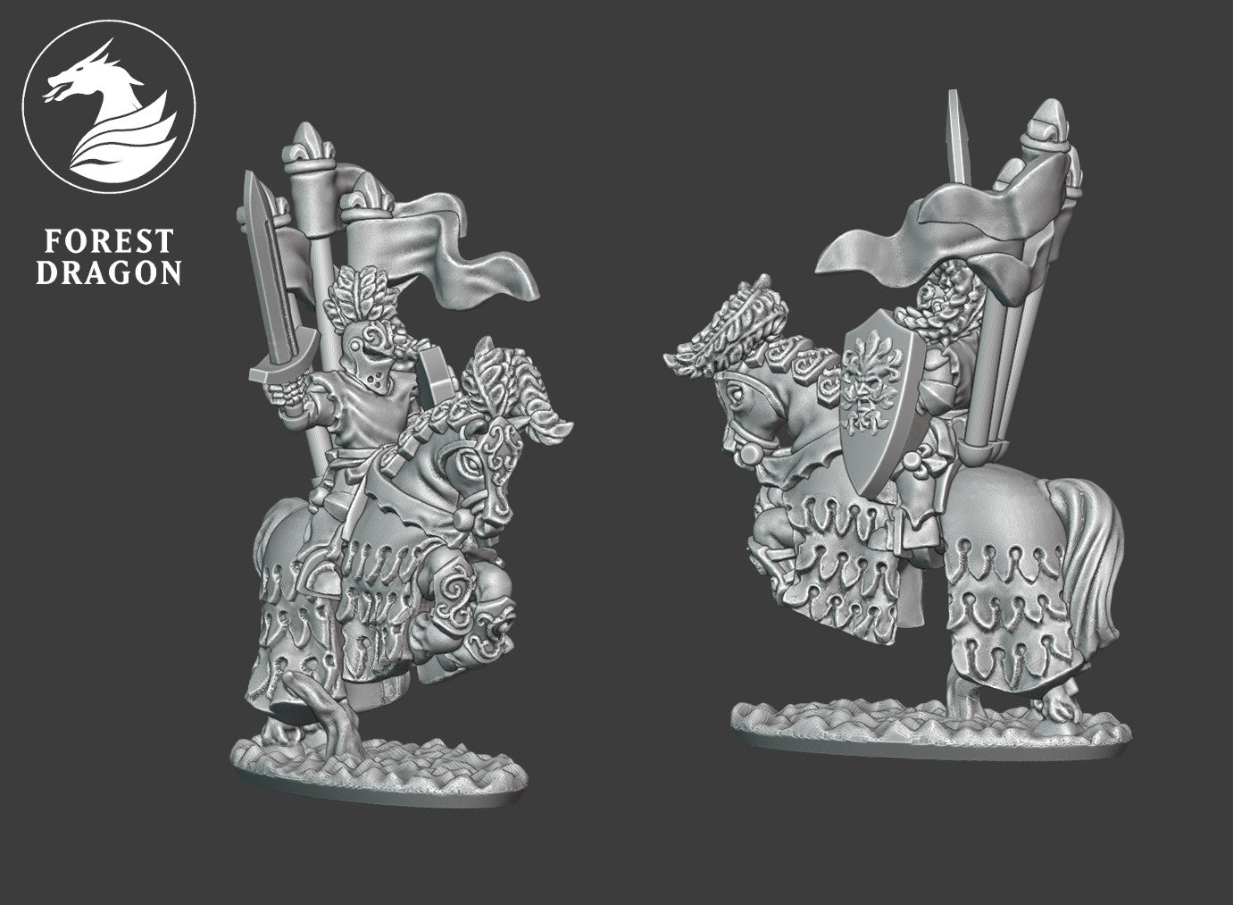 Chivalric - 10mm Mounted Hero