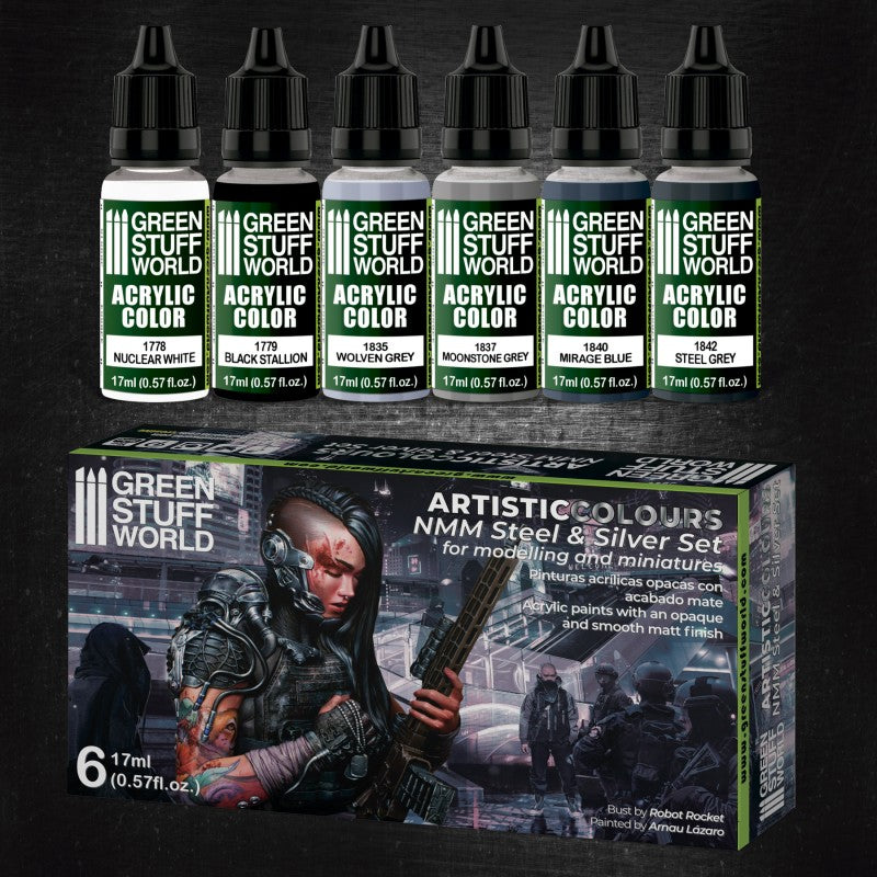 Paint Set - NMM Steel and Silver