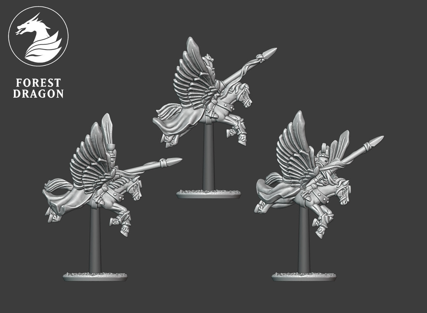 Chivalric - 10mm Pegasus Knight Regiment