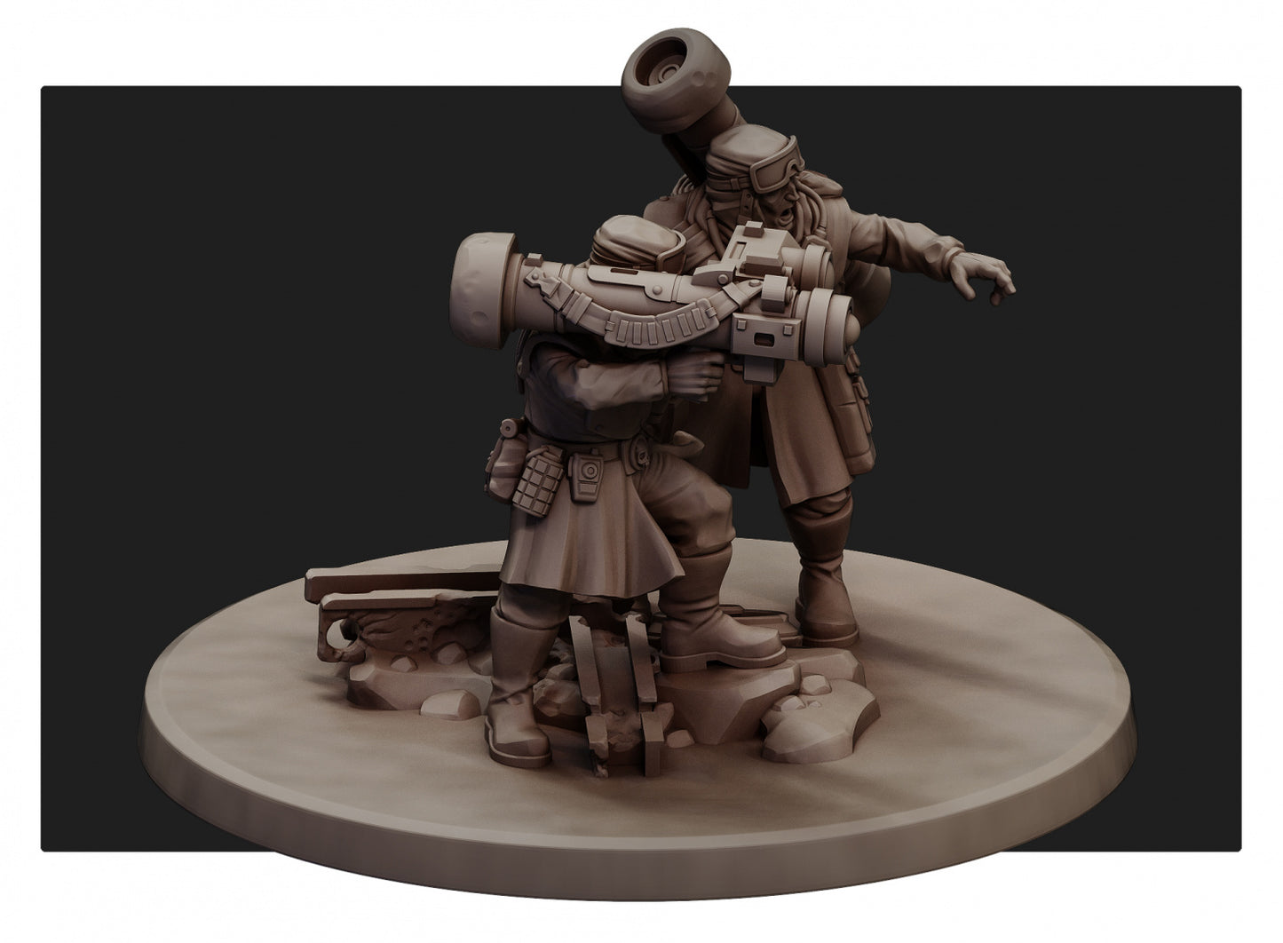 28mm Desert Hawk Missile Team