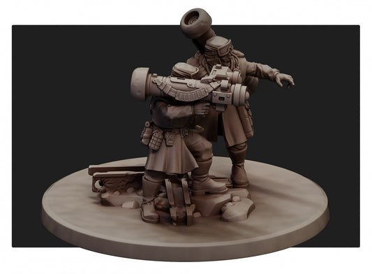 28mm Desert Hawk Missile Team