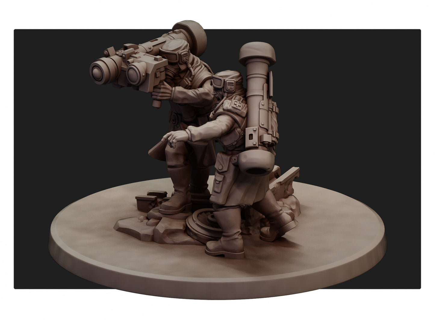 28mm Desert Hawk Missile Team