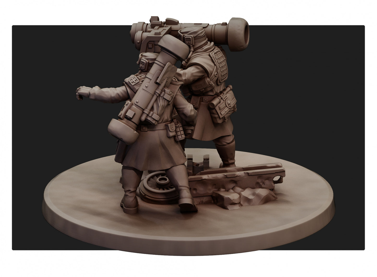 28mm Desert Hawk Missile Team