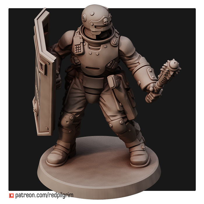 28mm Riot Police