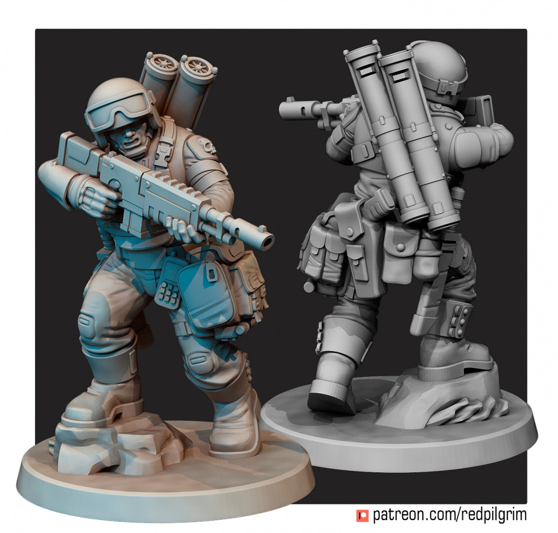 28mm Assault Team