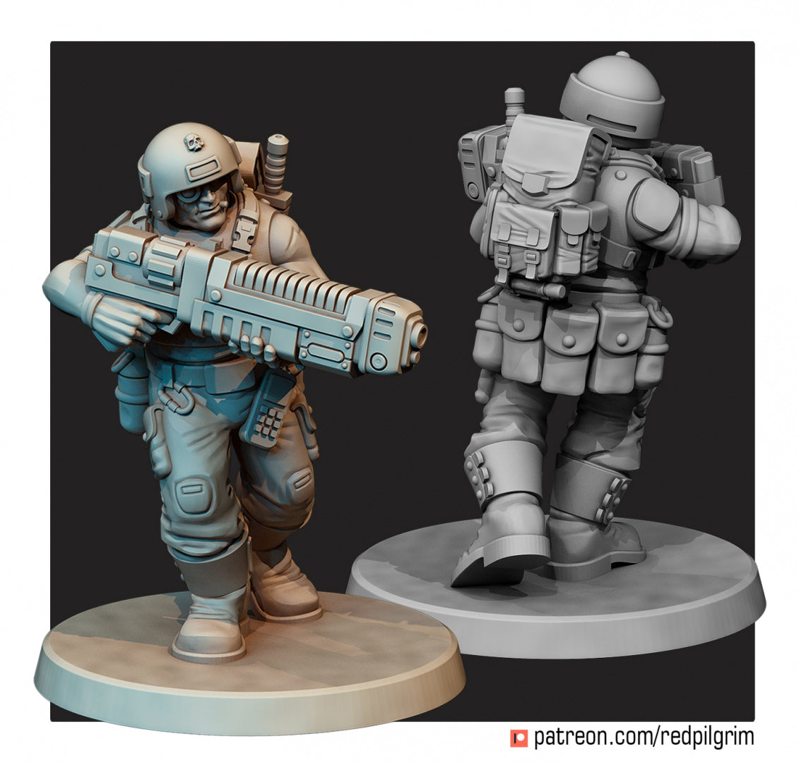 28mm Assault Team