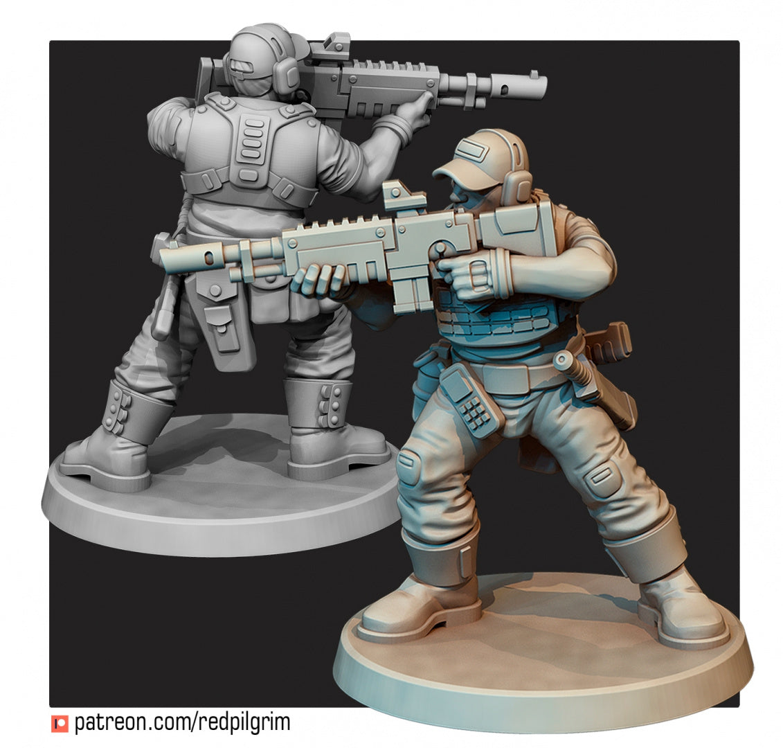 28mm Assault Team