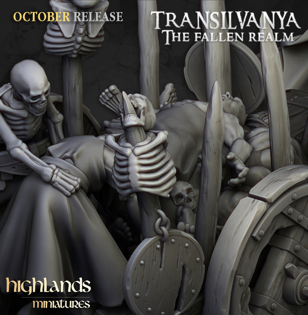 28mm Corpse Cart - Transilvanya