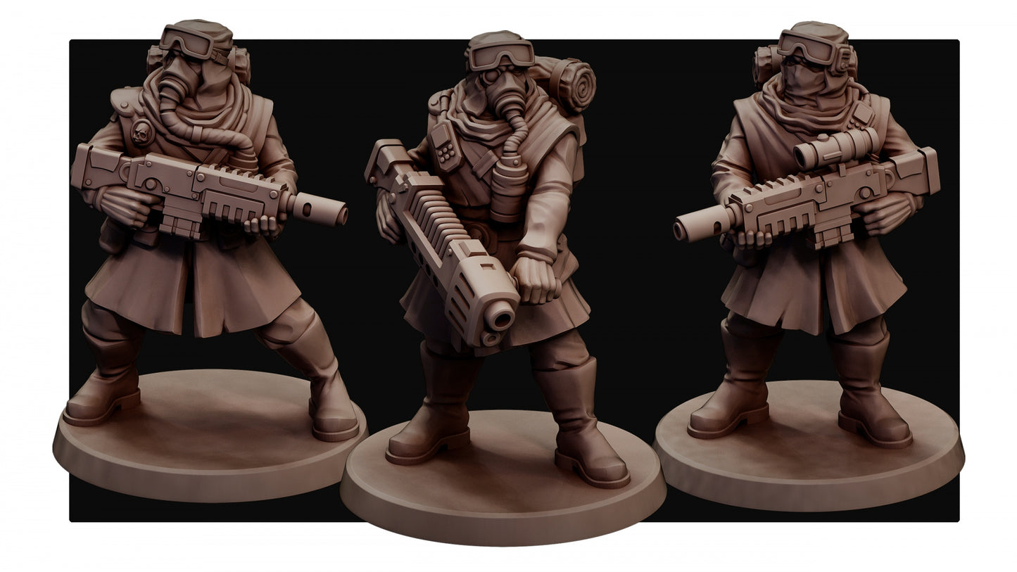 28mm Desert Hawk Recon Team