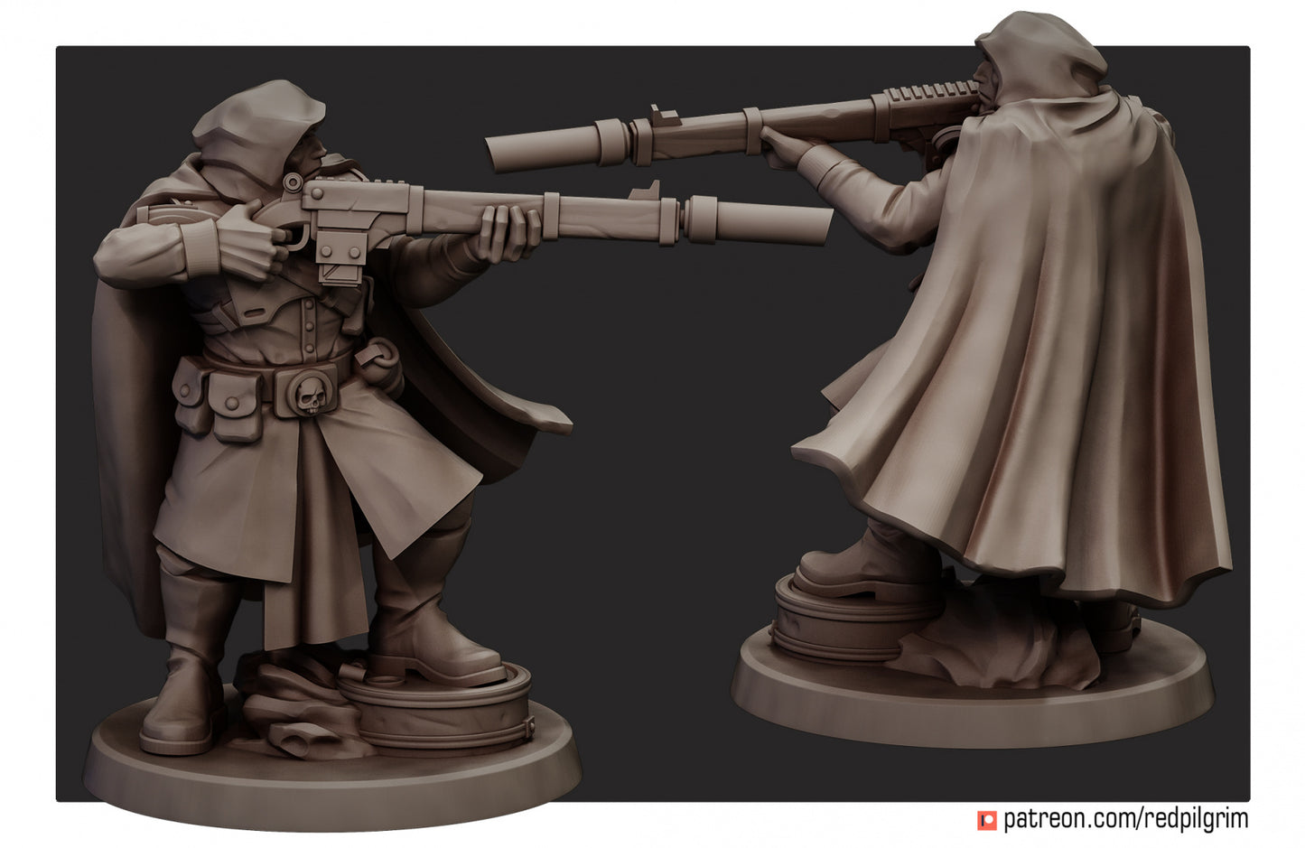 28mm Desert Hawk Snipers