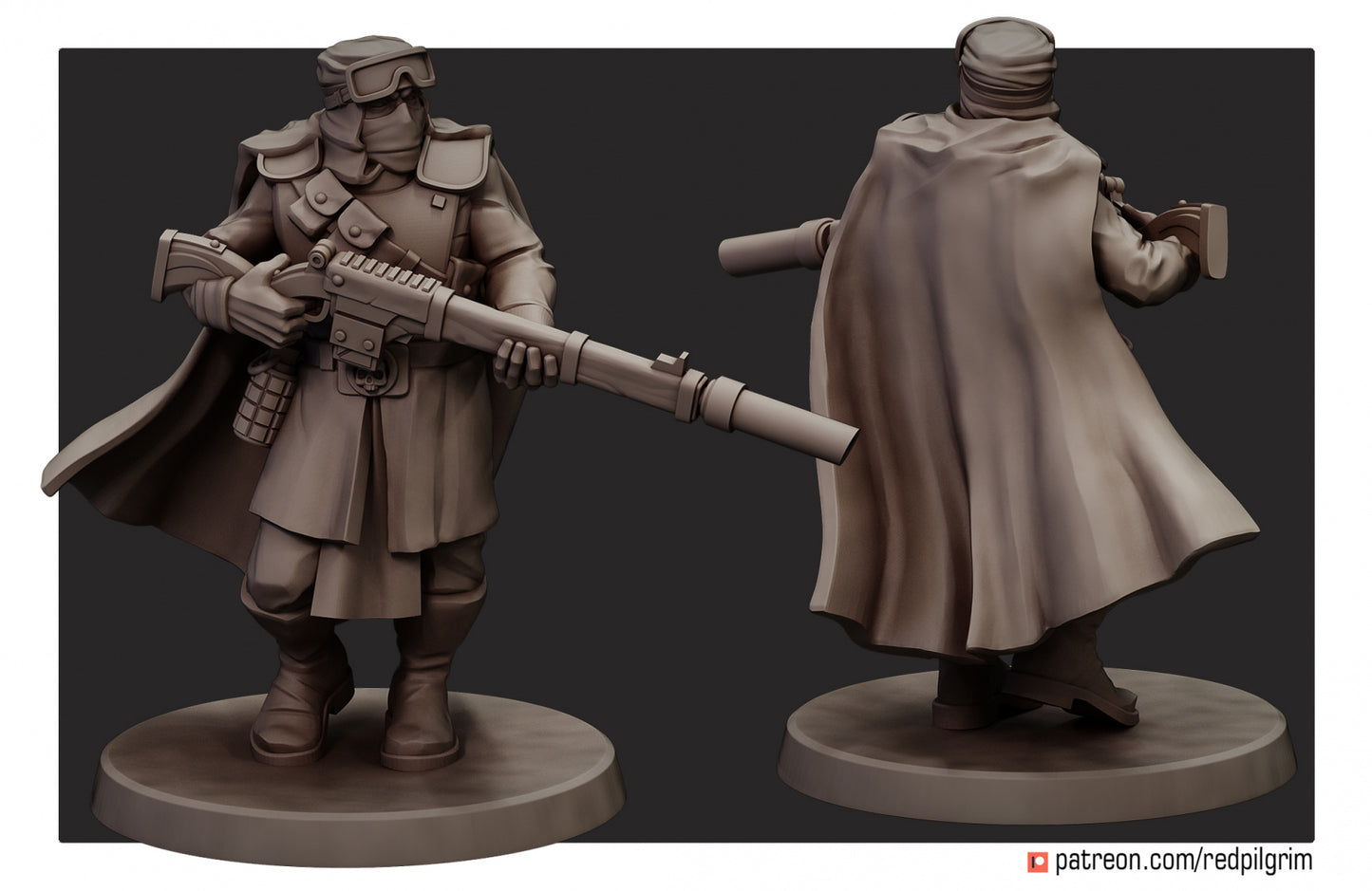 28mm Desert Hawk Snipers